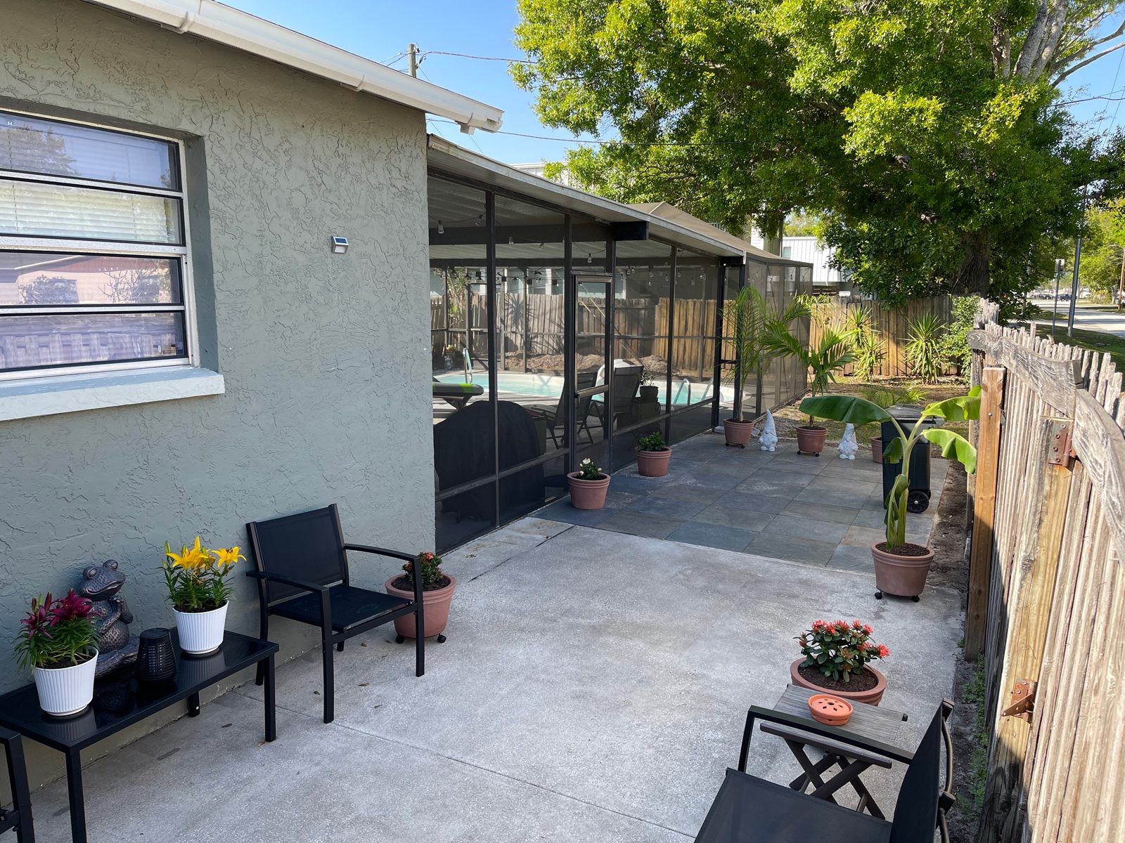 Side of the Pool Enclosure